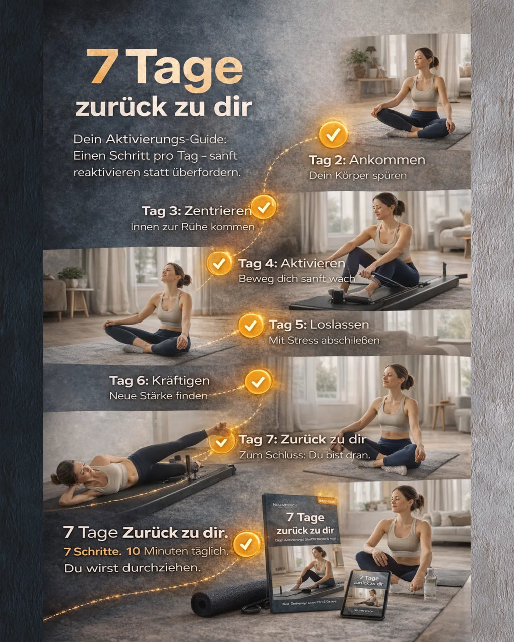 7 Tage zurück zu dir – Der sanfte Aktivierungs-Guide für Körper & Kopf - NEU:MENSCH