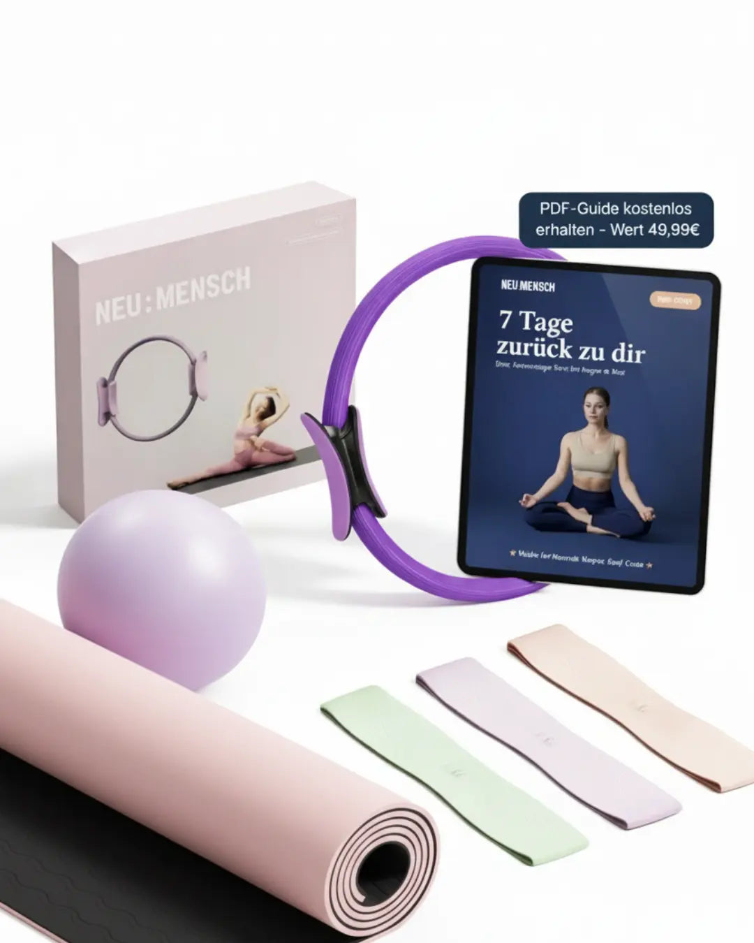 Pilates-Set-Grundausstattung NEU:MENSCH